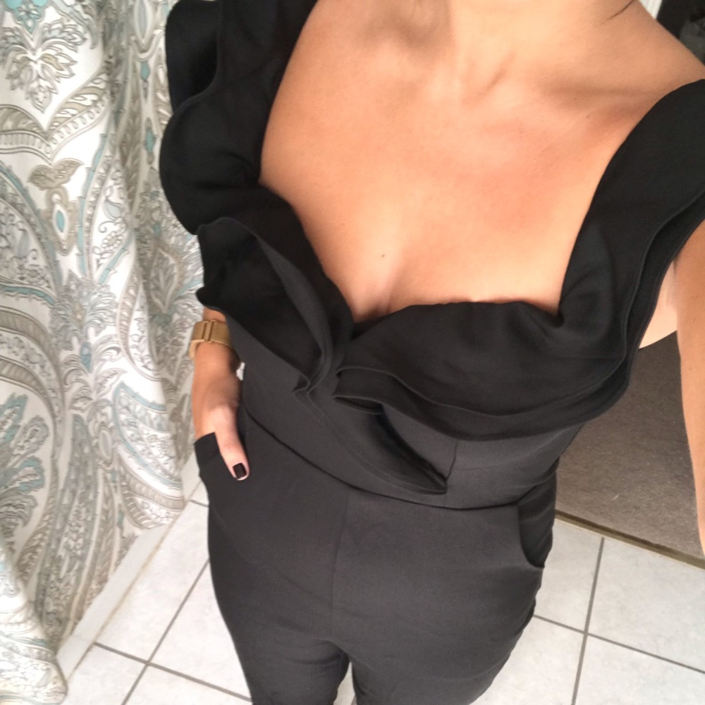 Black jumpsuit